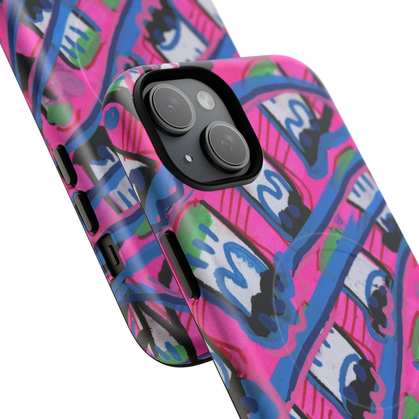 Pink Blast Tough Magnetic Case
