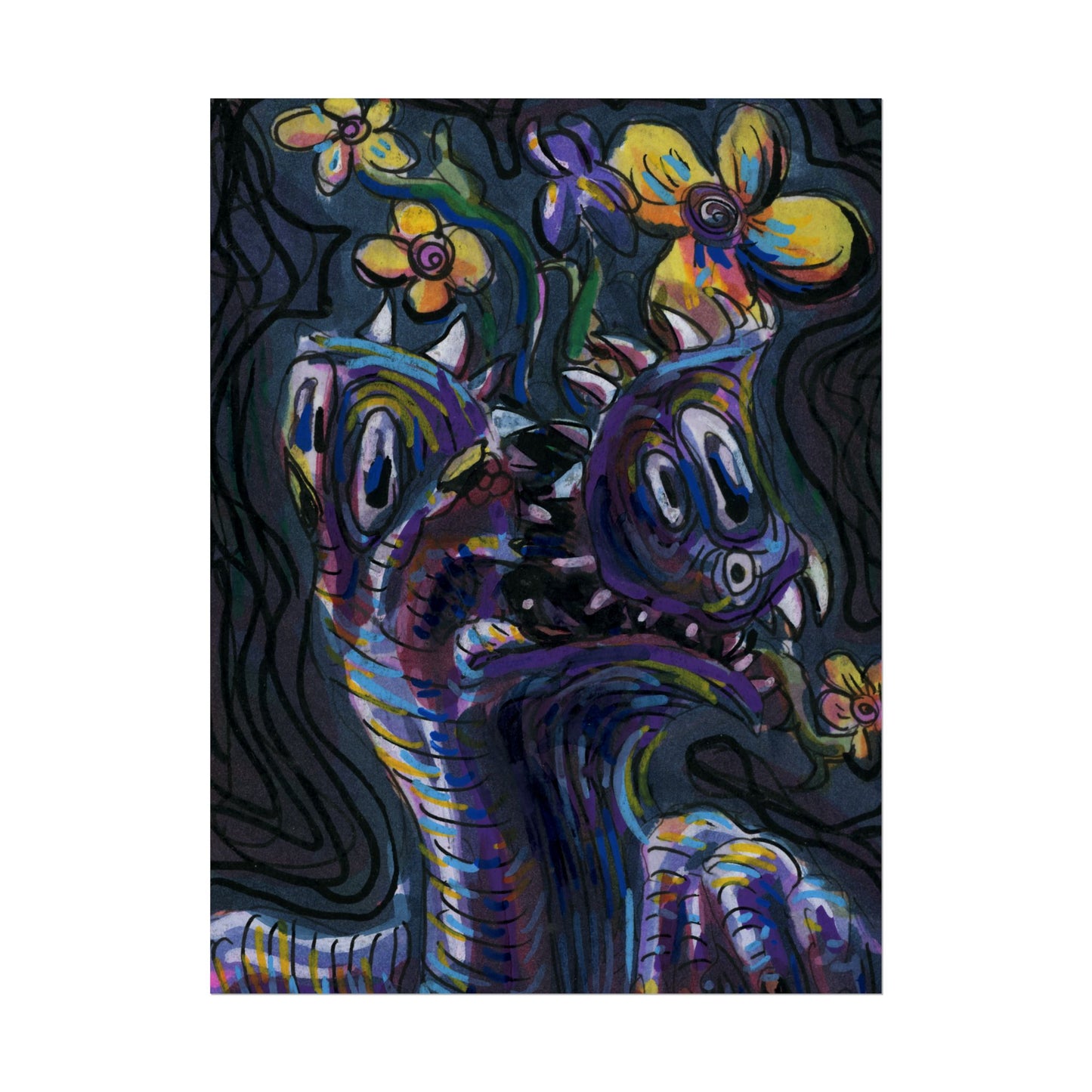 "Flower Friend" poster