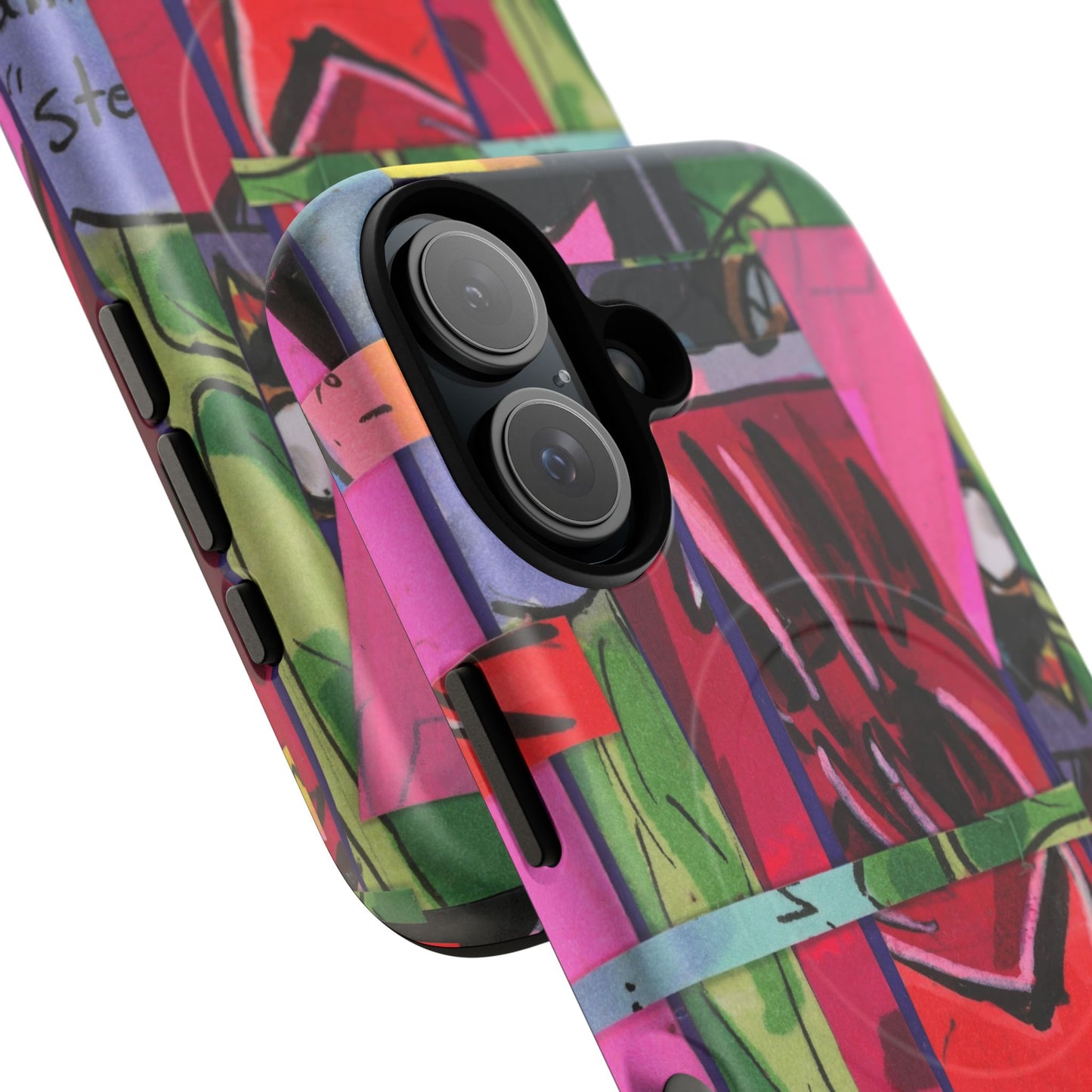Abstracted Demon Tough Magnetic Cases
