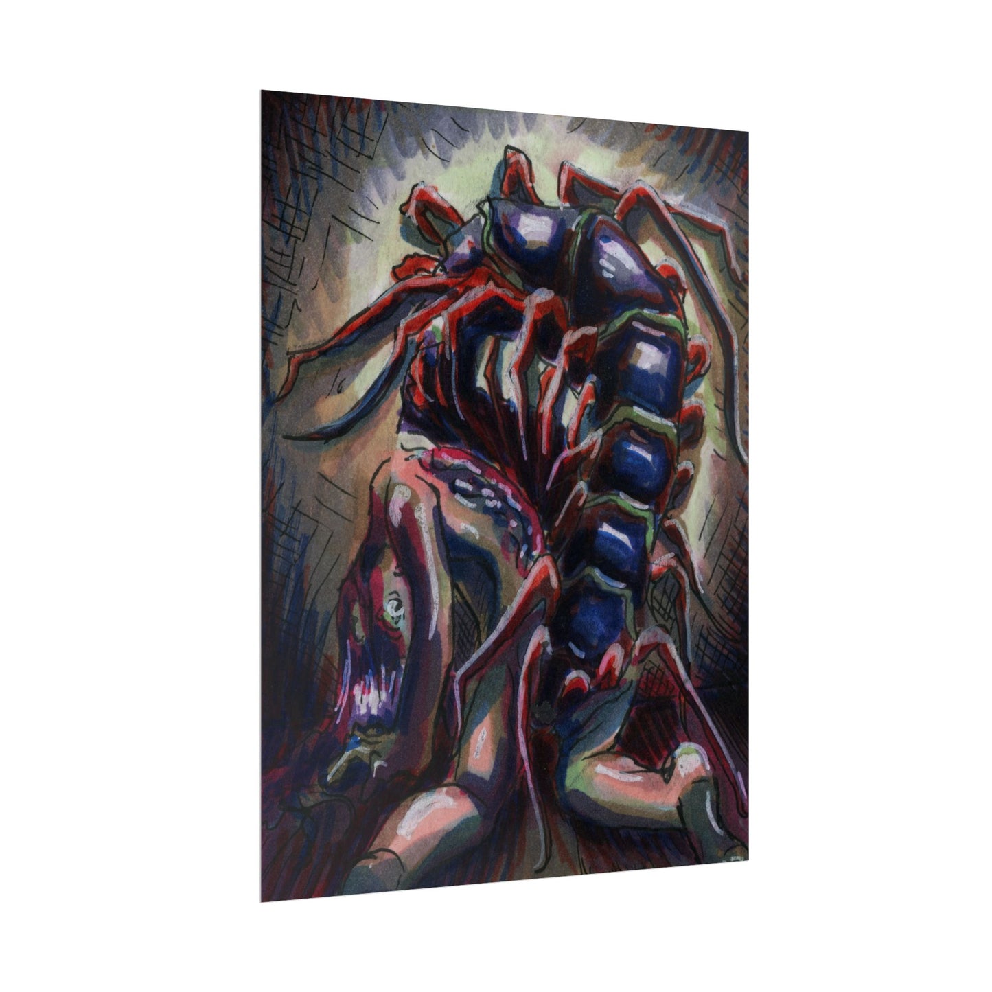 "Centipede Lady" poster