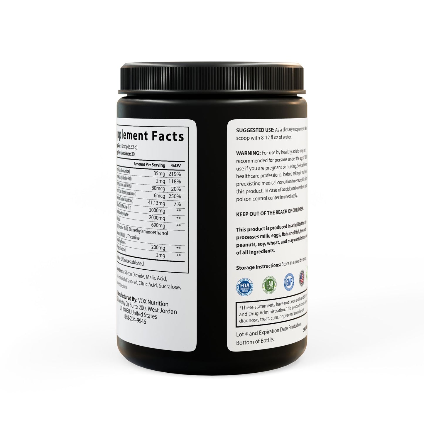 Pre-Workout Supplement, Fruit Punch (204g, 7.1oz) - Sister Duel