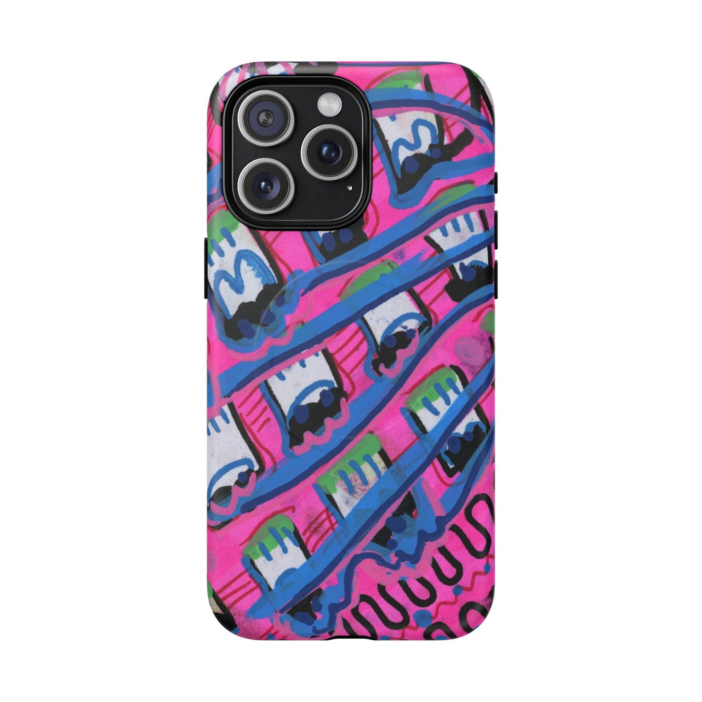 Pink Blast Tough Magnetic Case