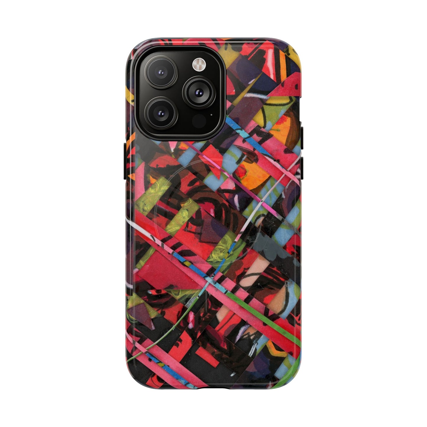 Abstracted Scraps Tough Magnetic Cases
