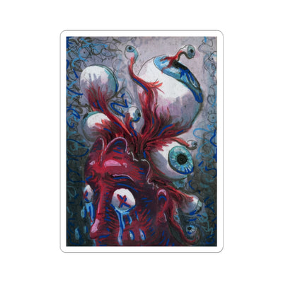 "Eyeball Brain" sticker