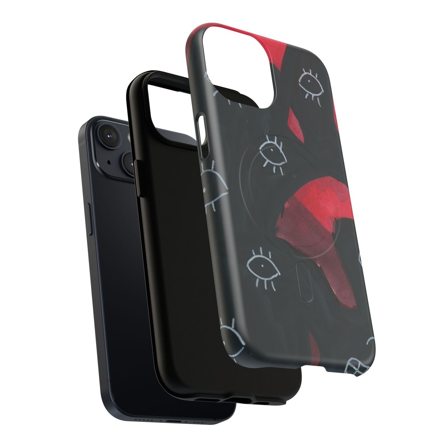 Eyeball Rage Tough Magnetic Cases