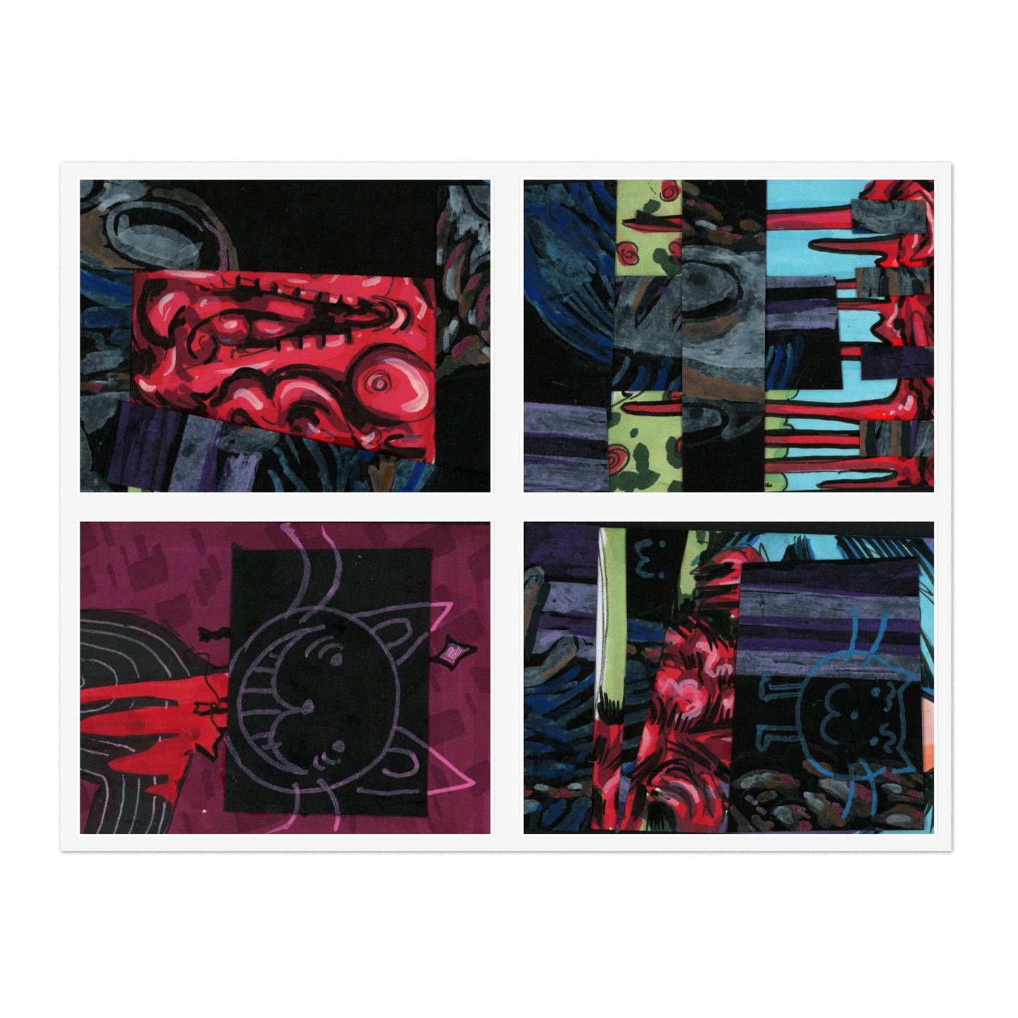 Blood Bucket Sticker Sheet
