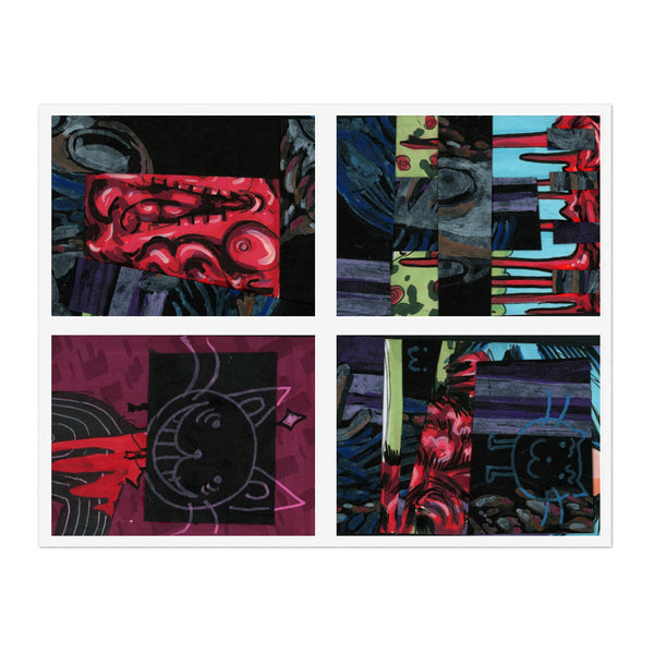Blood Bucket Sticker Sheet