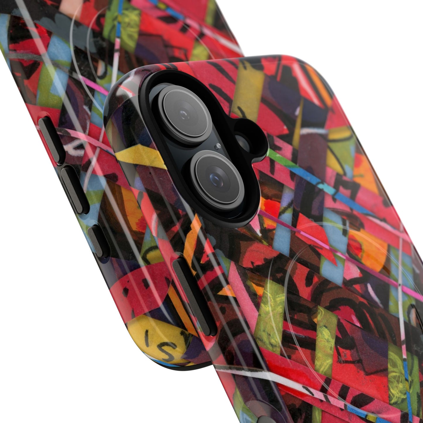 Abstracted Scraps Tough Magnetic Cases