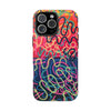 Colorful Squiggly Lines Tough Phone Cases