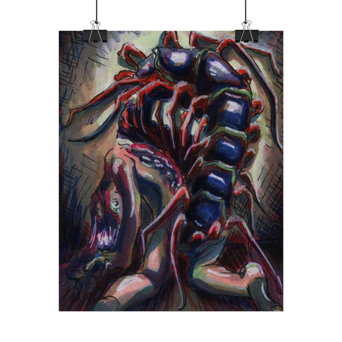 "Centipede Lady" poster