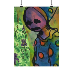 Sad Dude Matte Vertical Poster