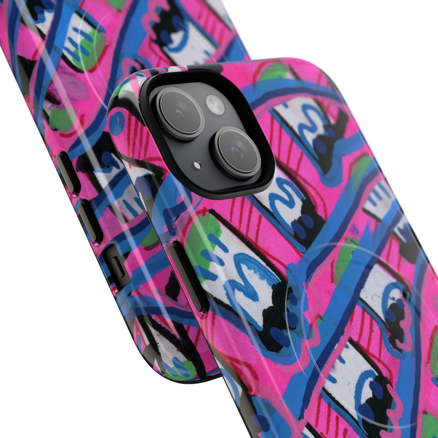 Pink Blast Tough Magnetic Case
