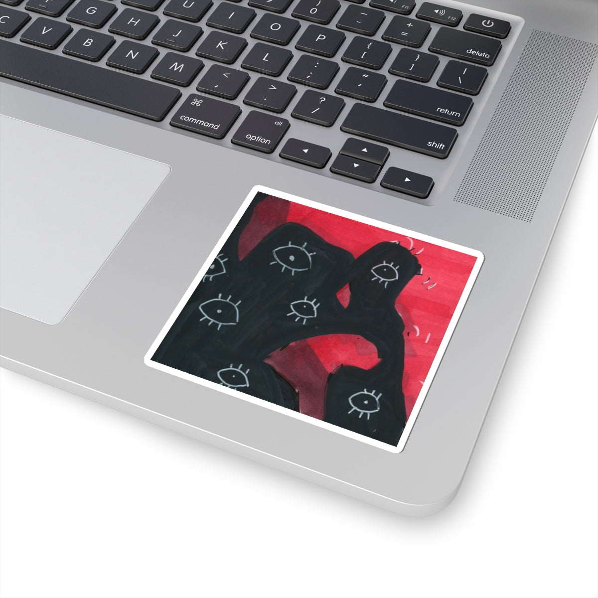 Eyeball Rage Kiss-Cut Sticker