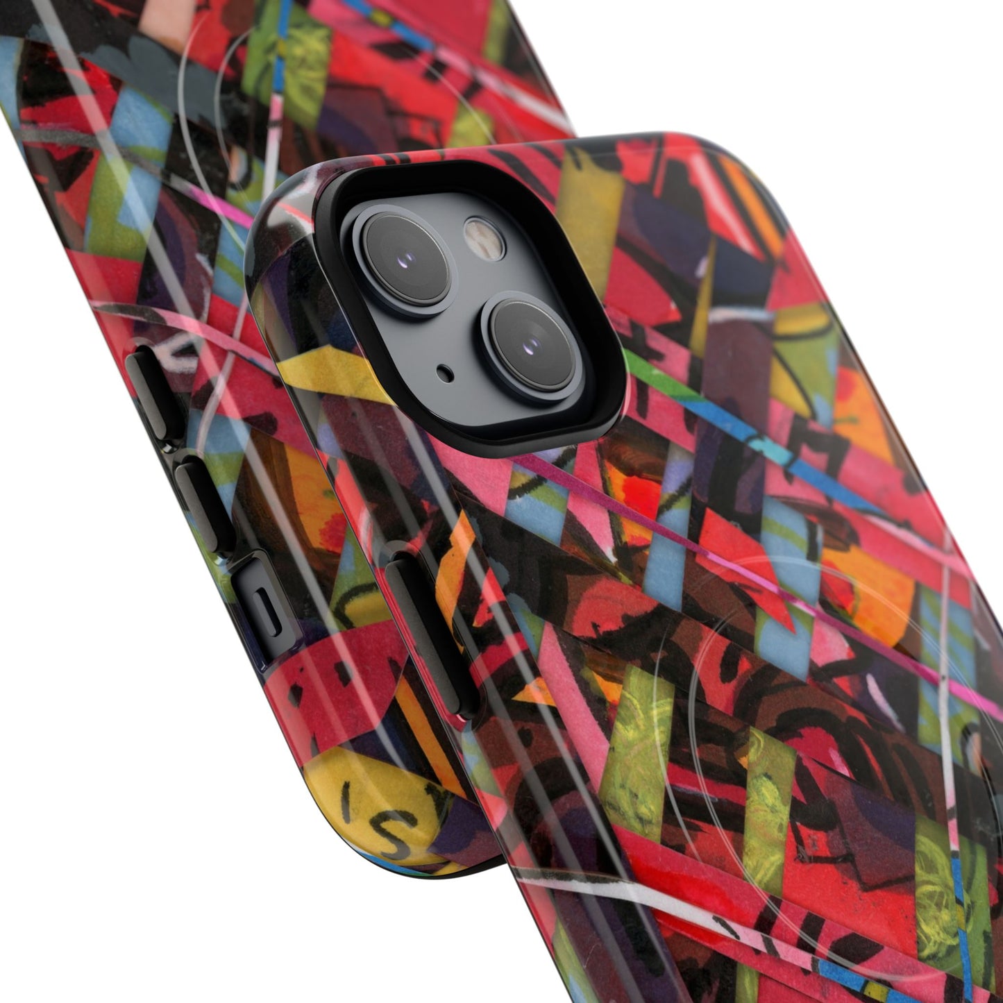 Abstracted Scraps Tough Magnetic Cases