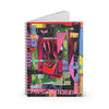 Abstracted Demon Spiral Notebook - Ruled Line