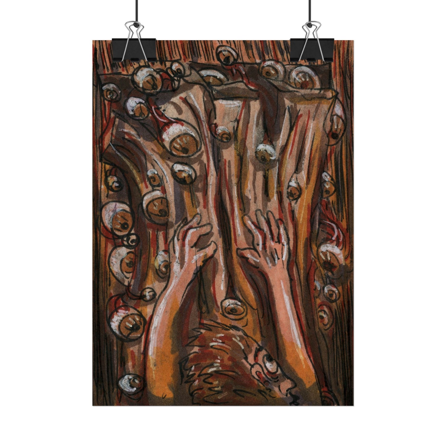 "Quit Staring" poster