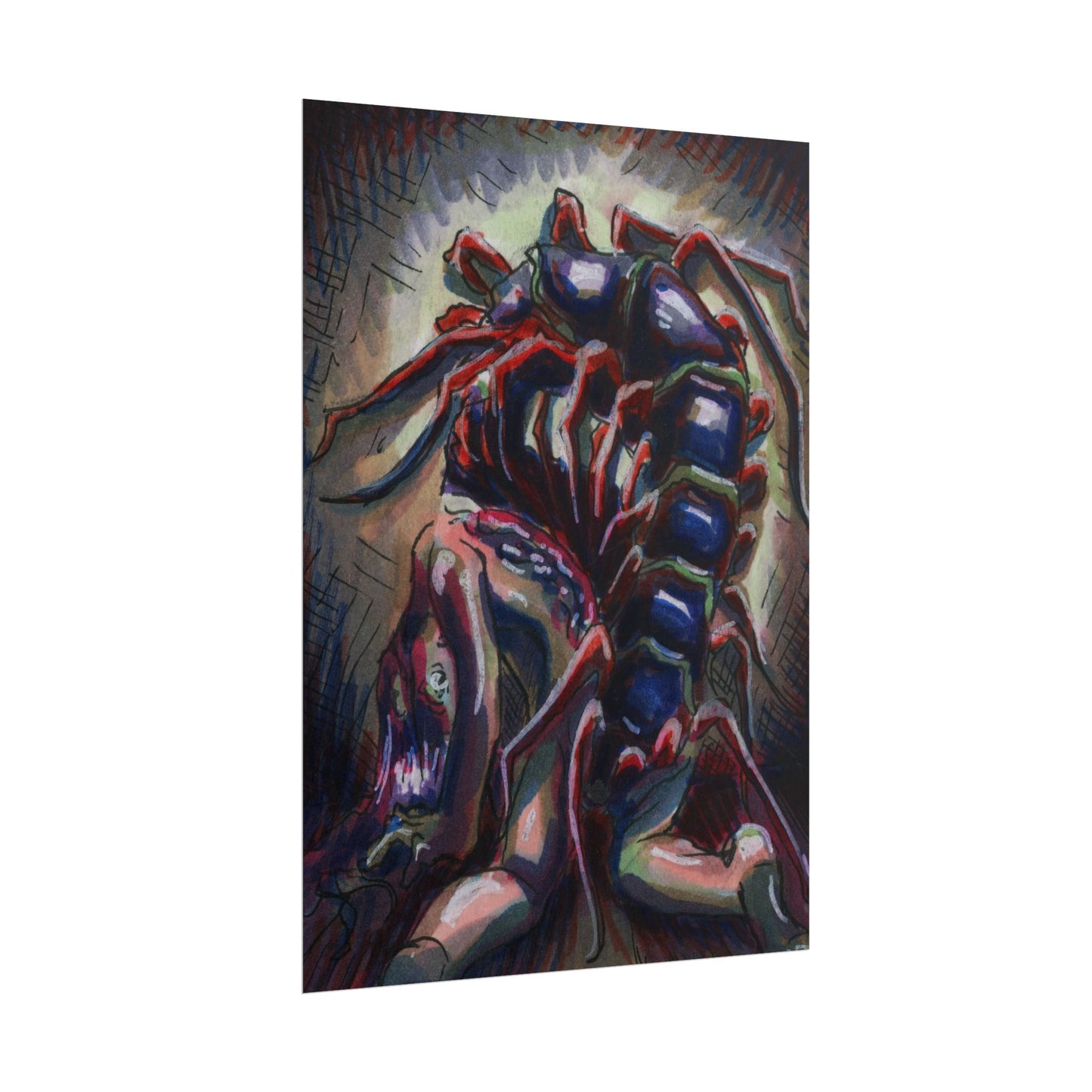 "Centipede Lady" poster