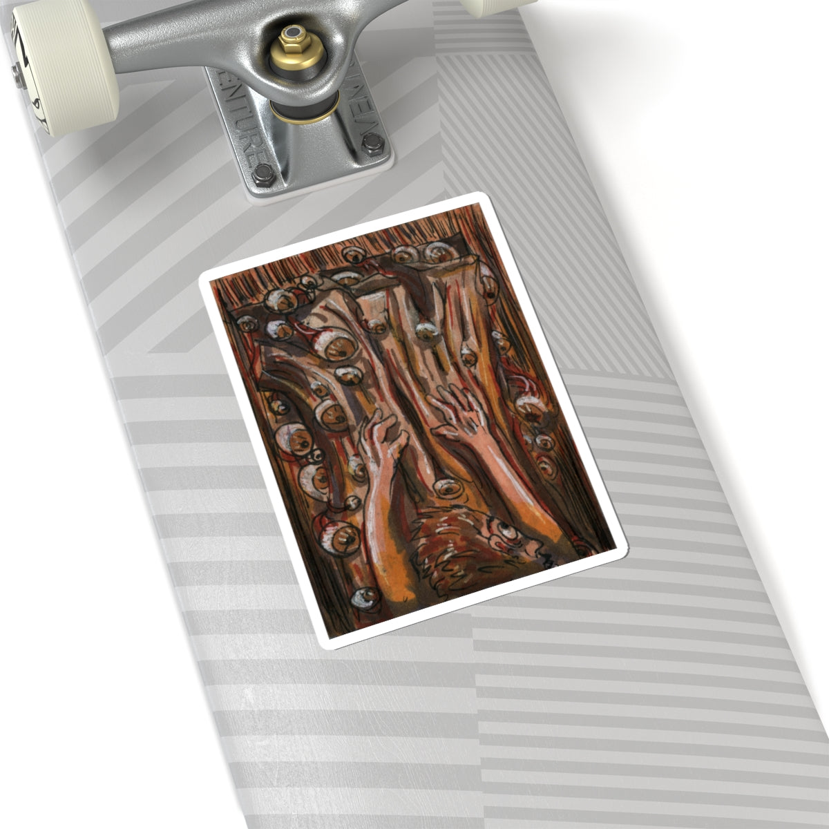 "Quit Staring" sticker