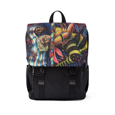 Canvas Shoulder Backpack -  Sister Duel