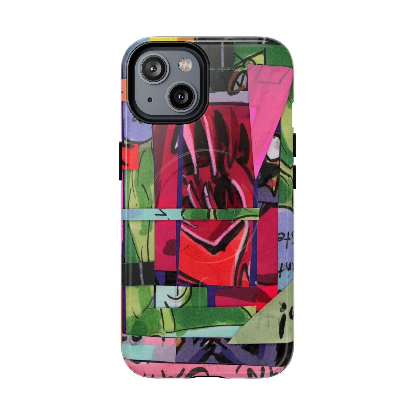 Abstracted Demon Tough Magnetic Cases