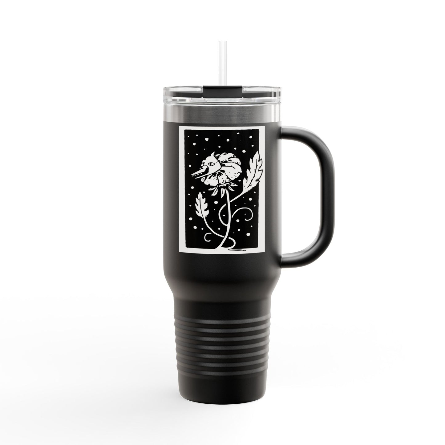 Insulated Travel Mug (40oz) - Flower Cannibal