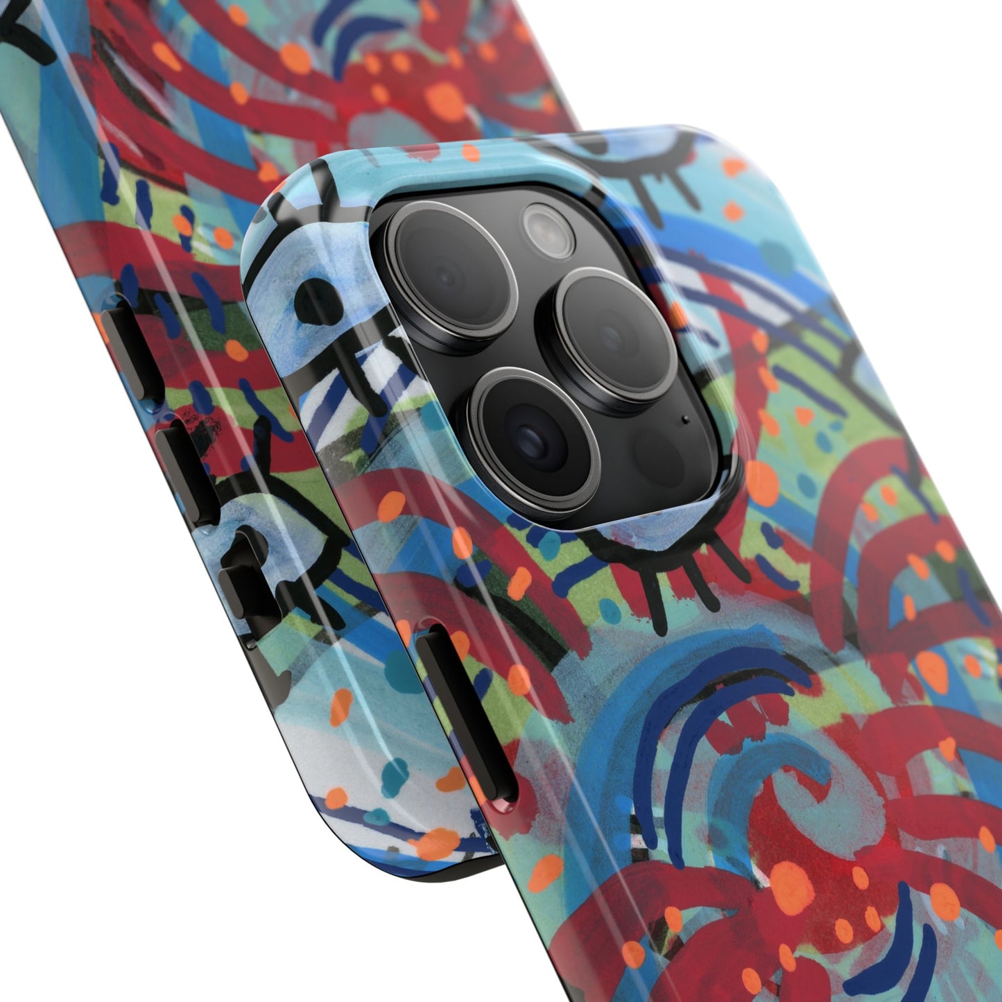 Eyeball Attack Tough Phone Cases