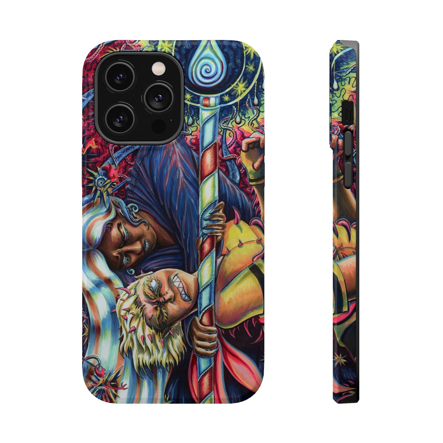 Magnetic Impact-Resistant Phone Case - Sister Duel