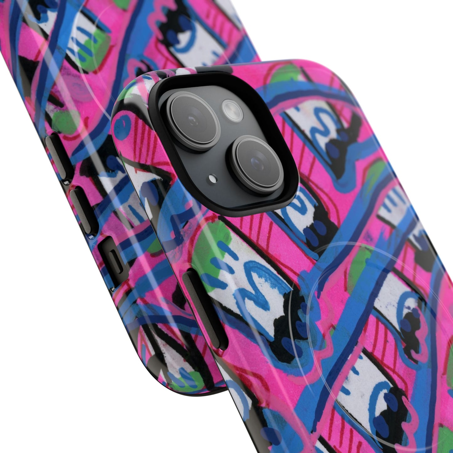 Pink Blast Tough Magnetic Case