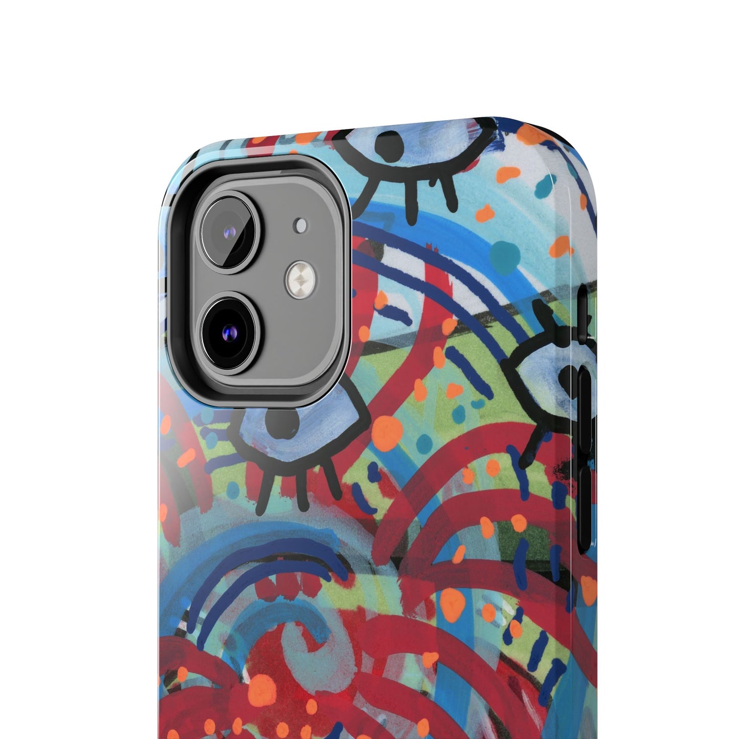 Eyeball Attack Tough Phone Cases