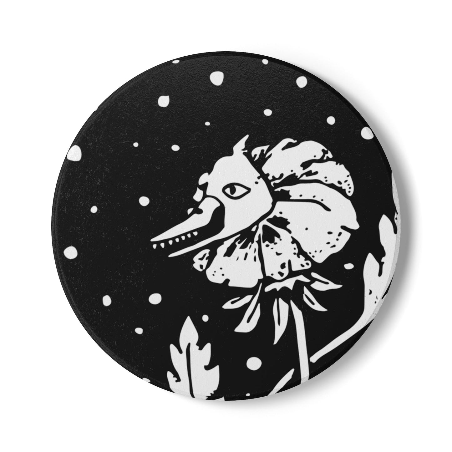 Ceramic Coaster - Flower Cannibal