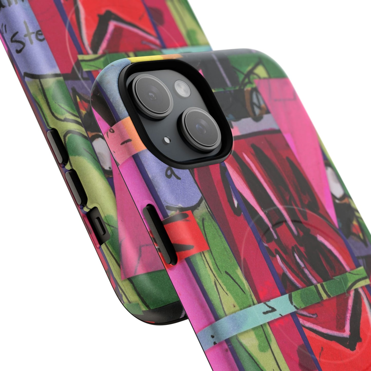 Abstracted Demon Tough Magnetic Cases