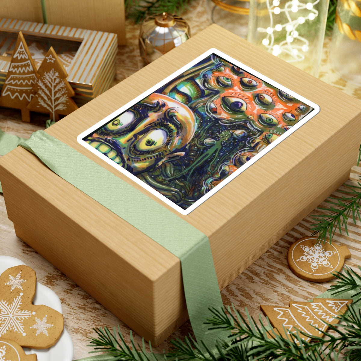 "Eyeball Freakout" sticker