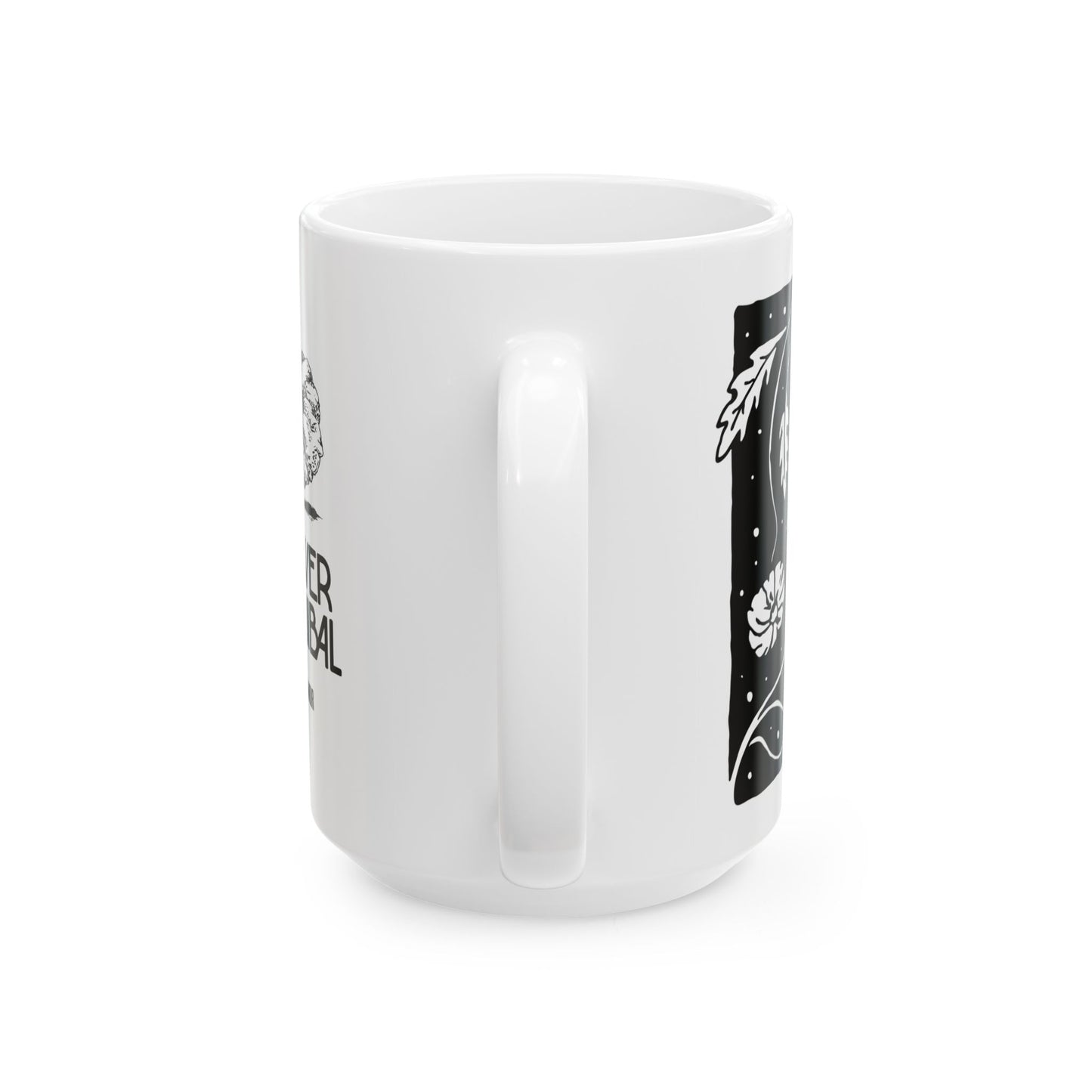 Ceramic Mug (11oz & 15oz) - Flower Cannibal