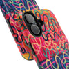 Colorful Squiggly Lines Tough Phone Cases