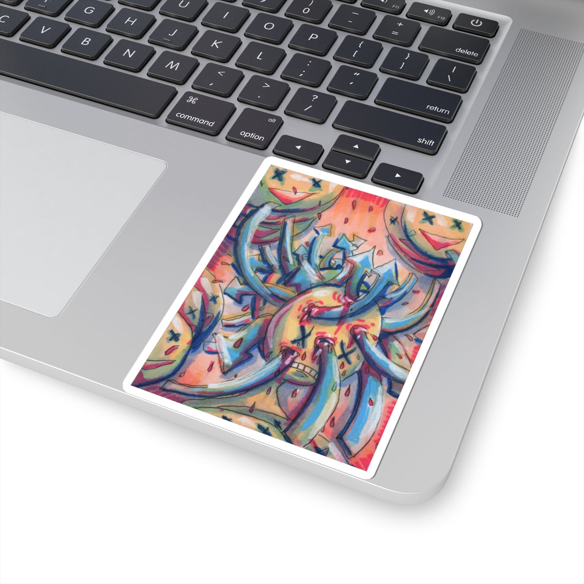 "Words Freaking Hurt" sticker