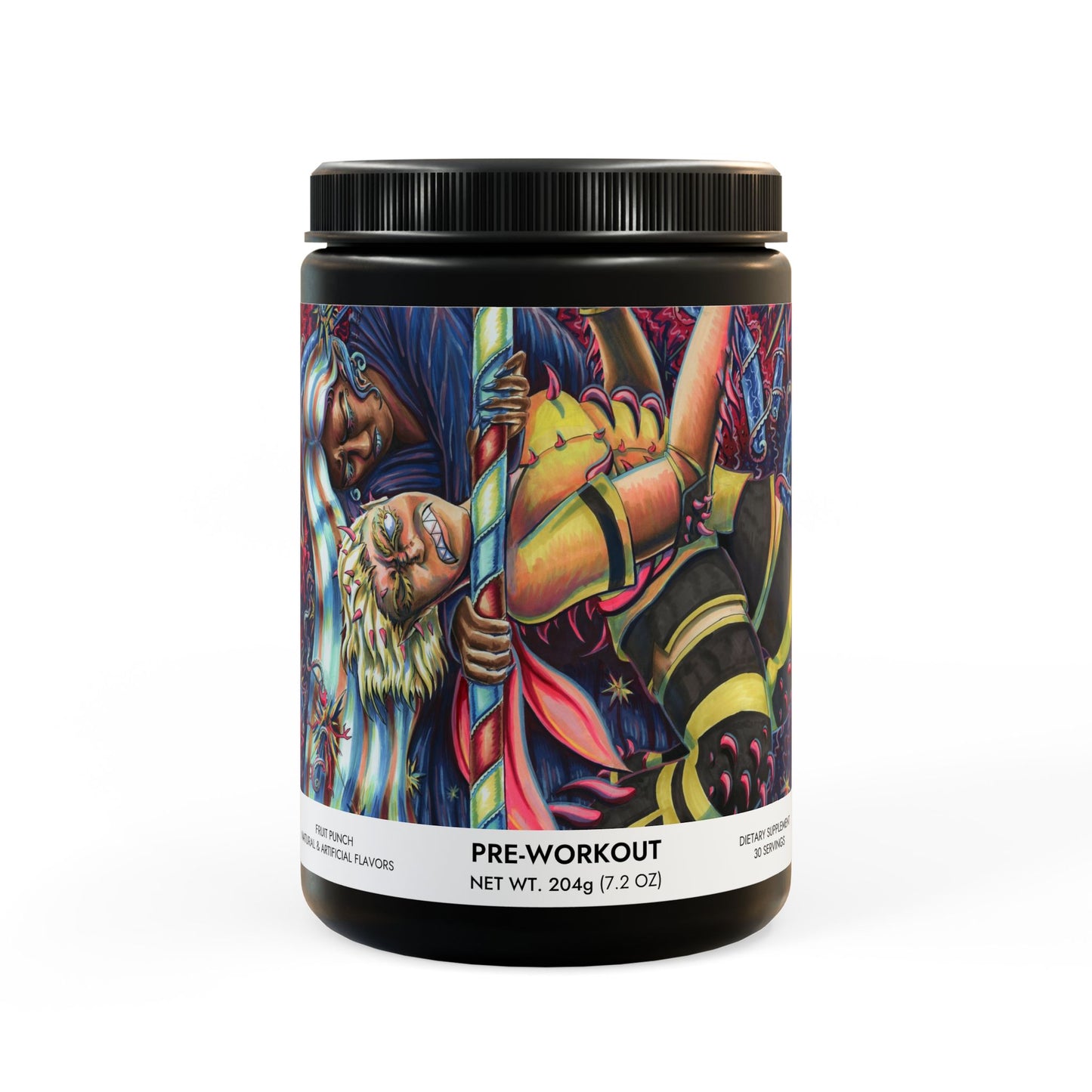 Pre-Workout Supplement, Fruit Punch (204g, 7.1oz) - Sister Duel
