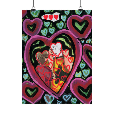 Toxic Love Matte Vertical Poster
