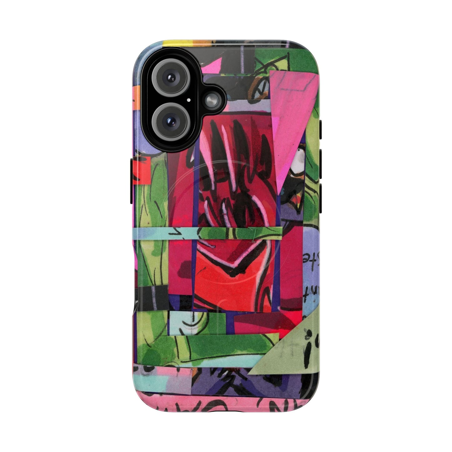 Abstracted Demon Tough Magnetic Cases