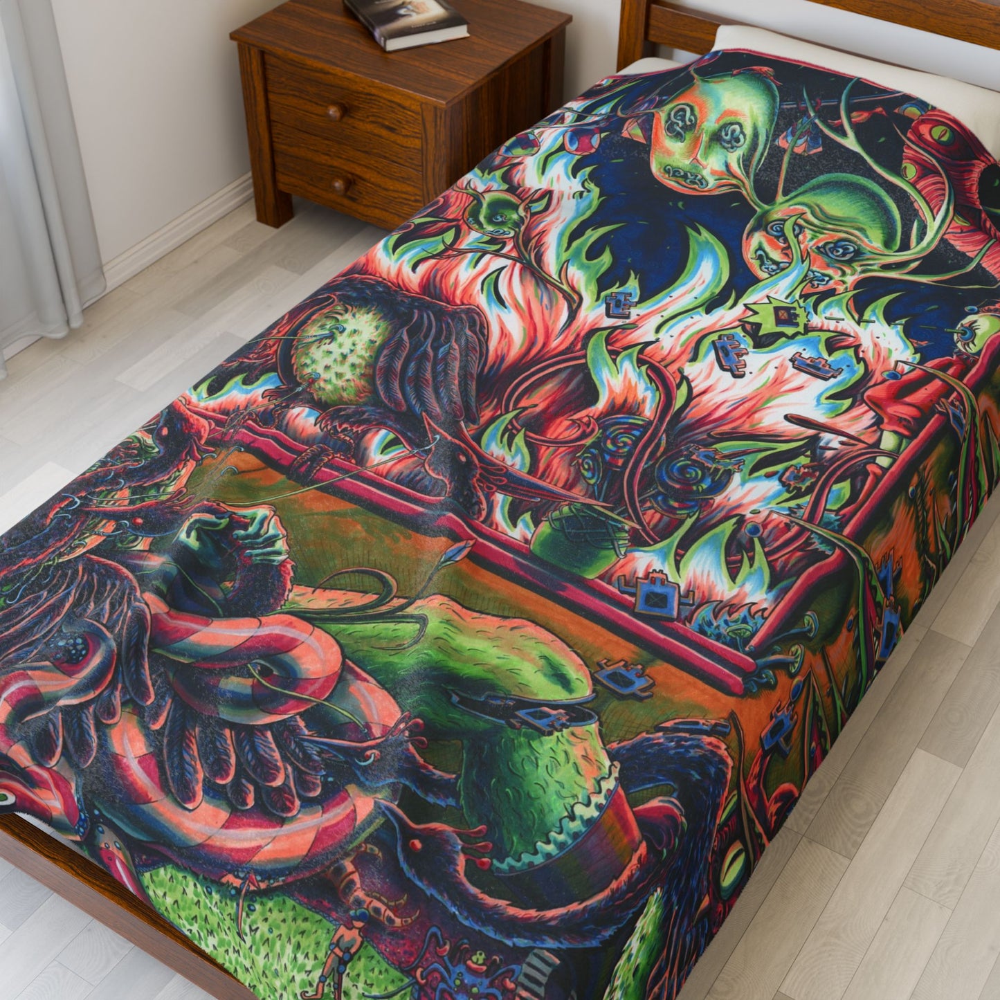 Velveteen Plush Blanket - Early Bird