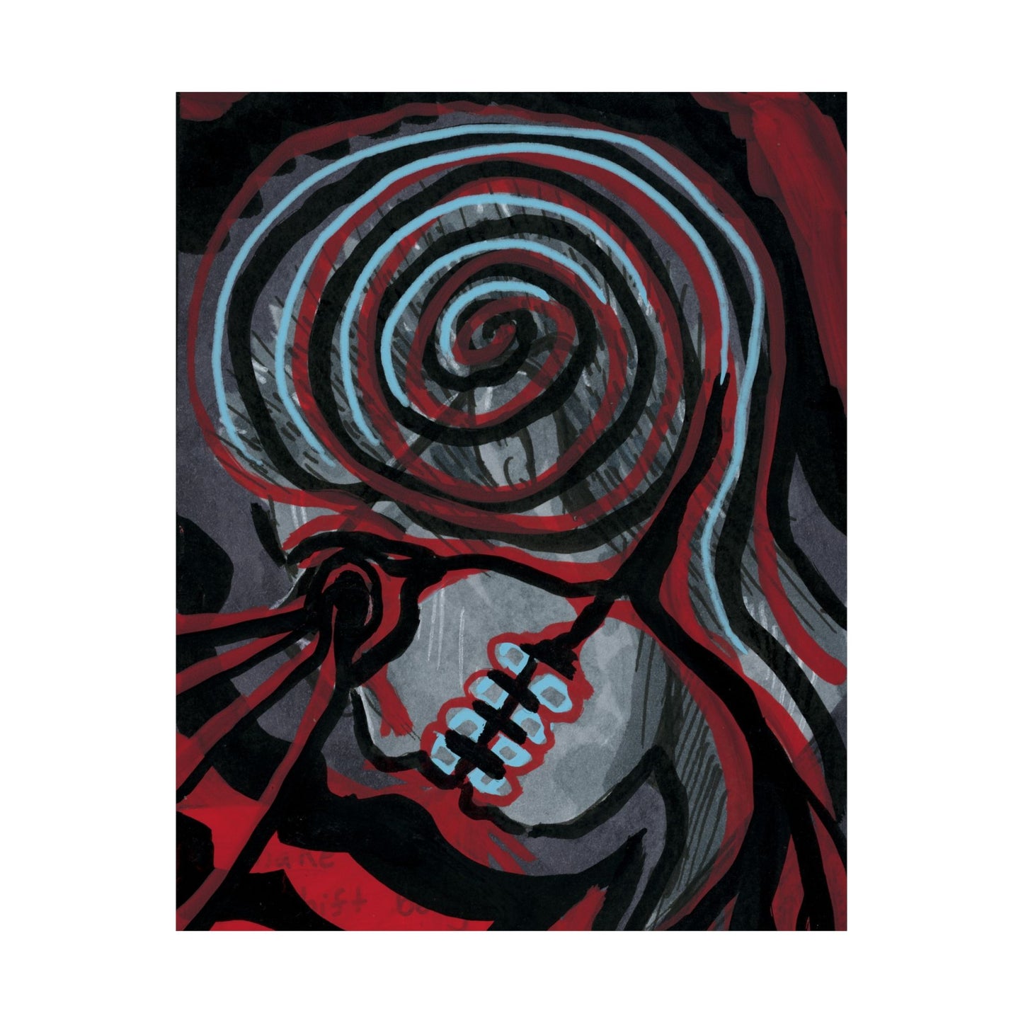 Mind Torture Matte Vertical Poster