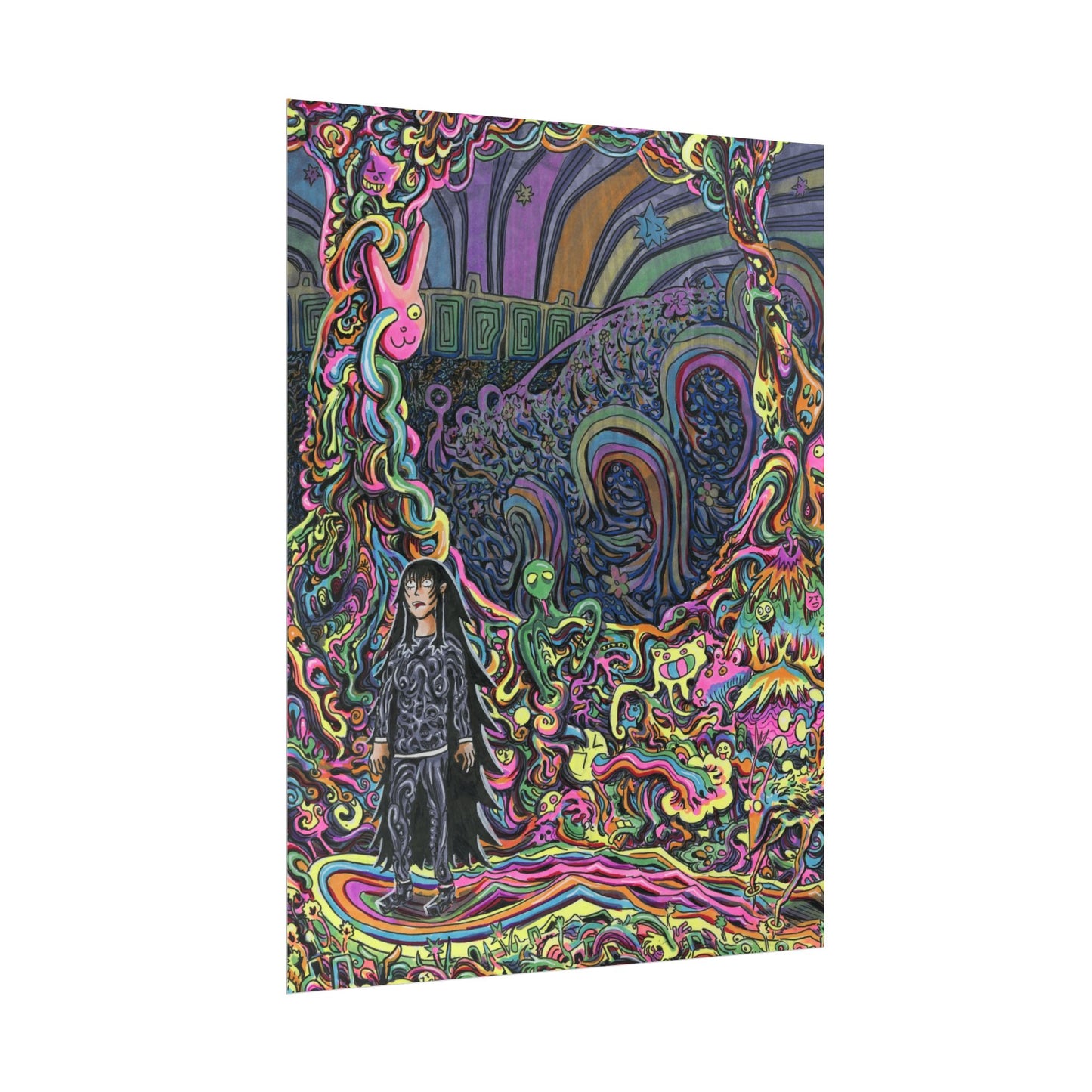 "Welcome to Floofle World" Print