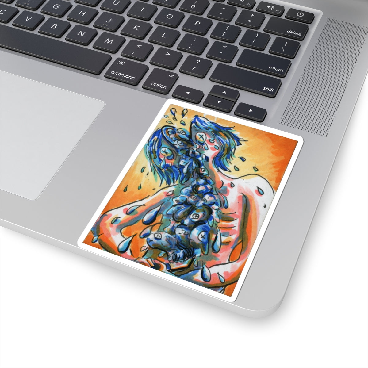 "Gutted Like a Fish" sticker