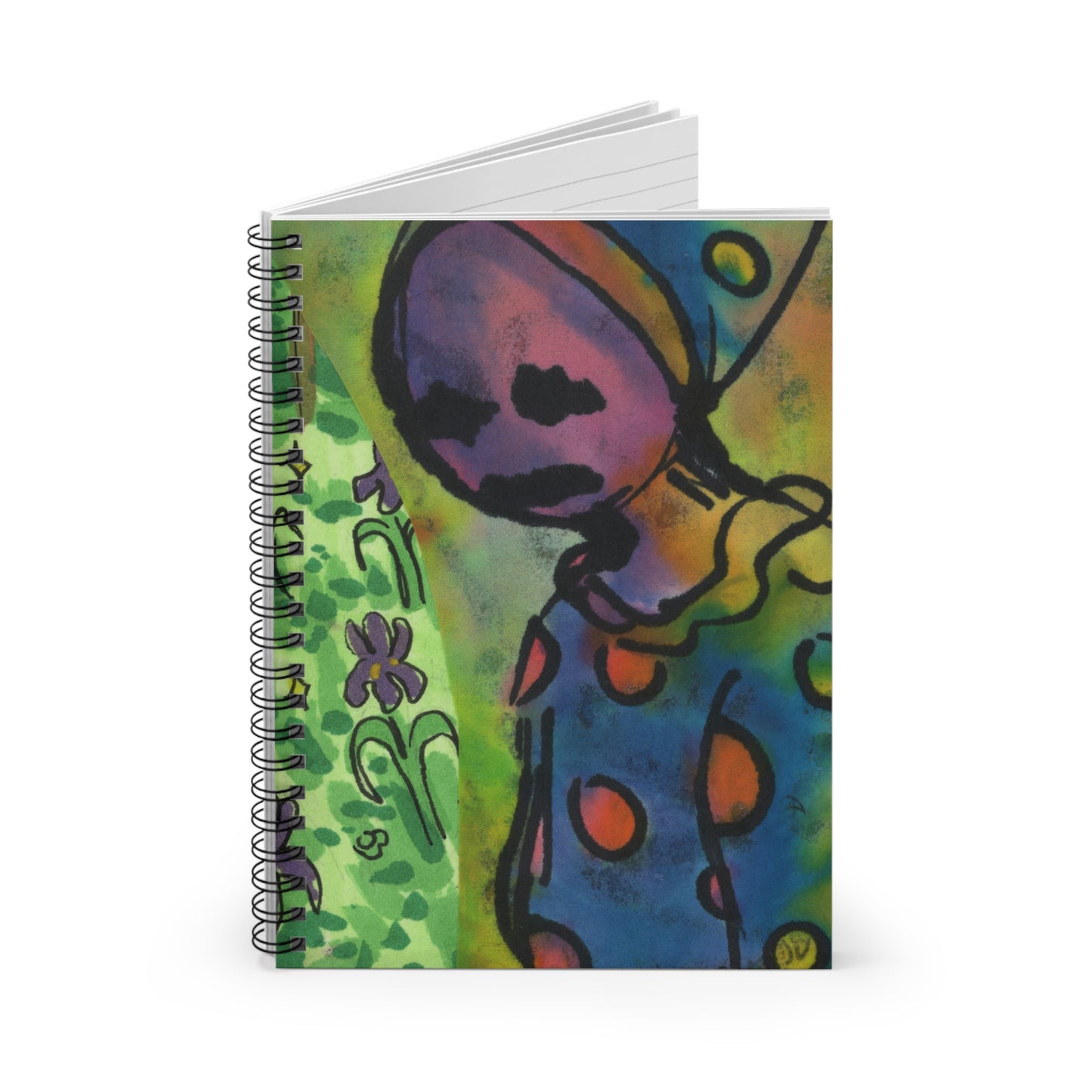 Sad Dude Spiral Notebook - Ruled Line