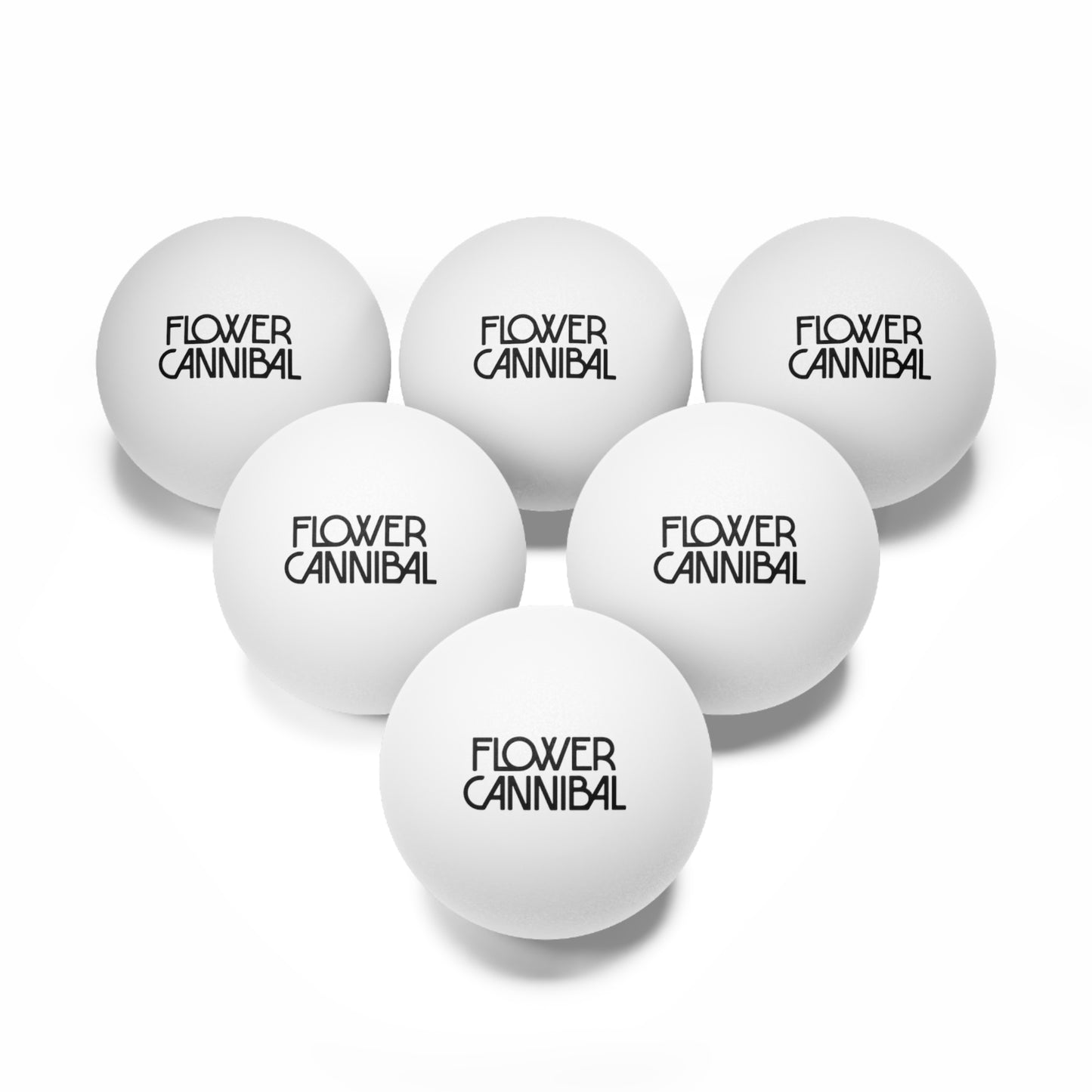 Ping Pong Balls (Set of 6) - Flower Cannibal