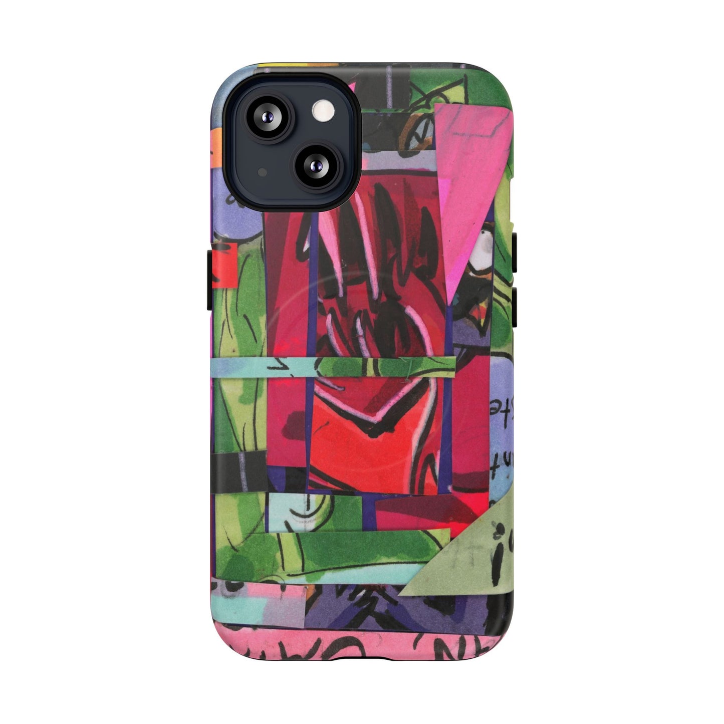 Abstracted Demon Tough Magnetic Cases