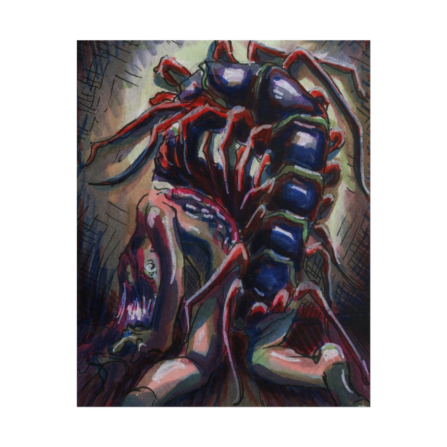 "Centipede Lady" poster