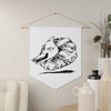 Pennant Wall Hanging - Flower Cannibal Head