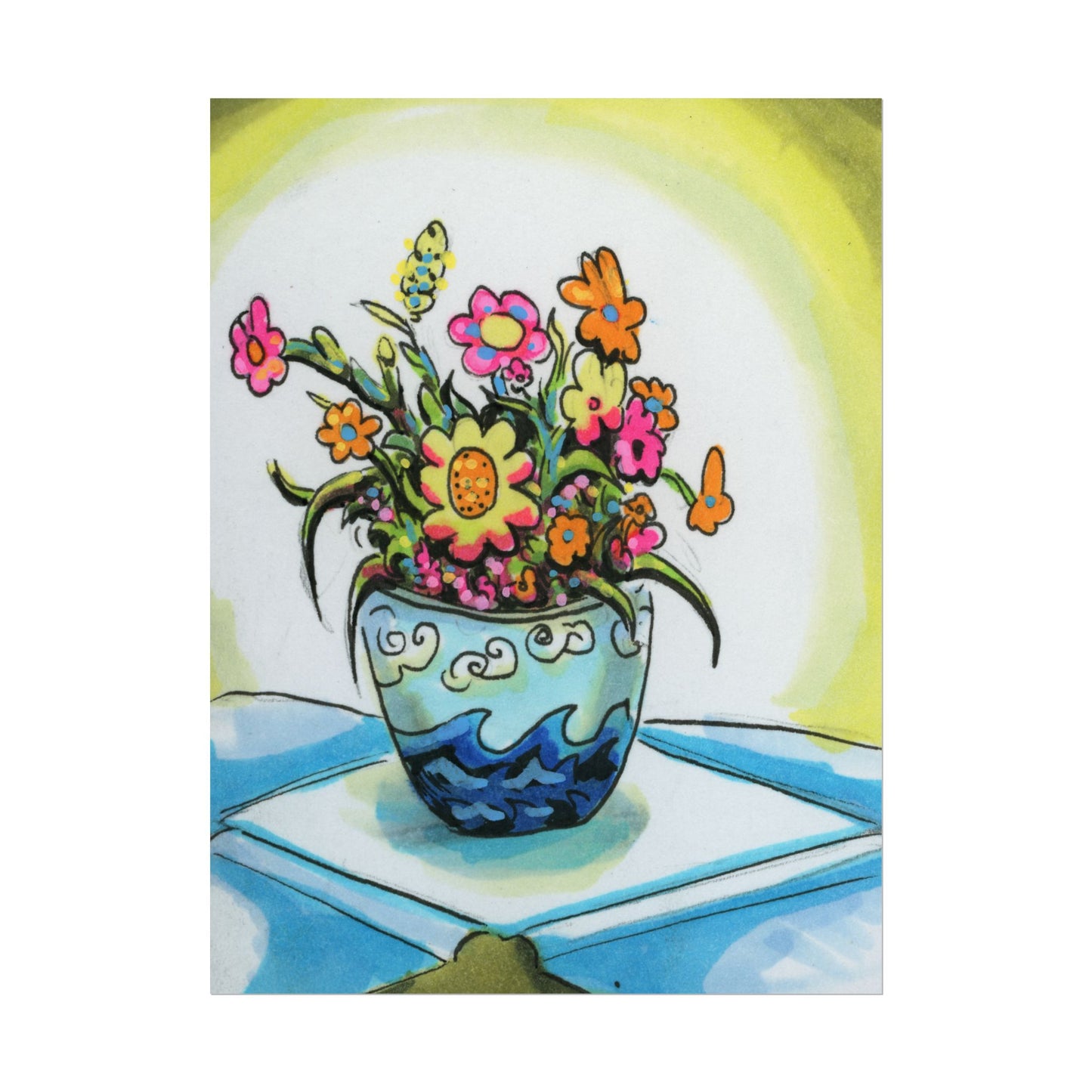 "Flower Vase" poster