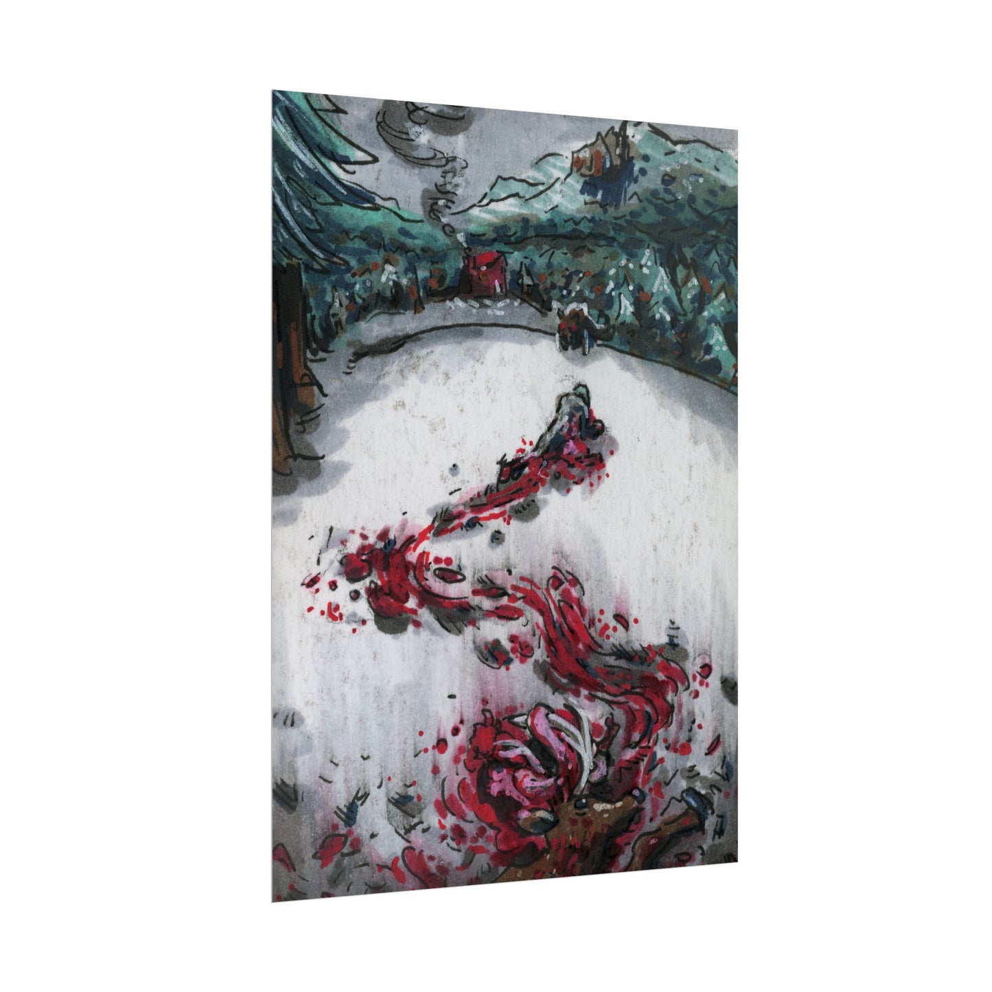 "Bloody Snow" poster