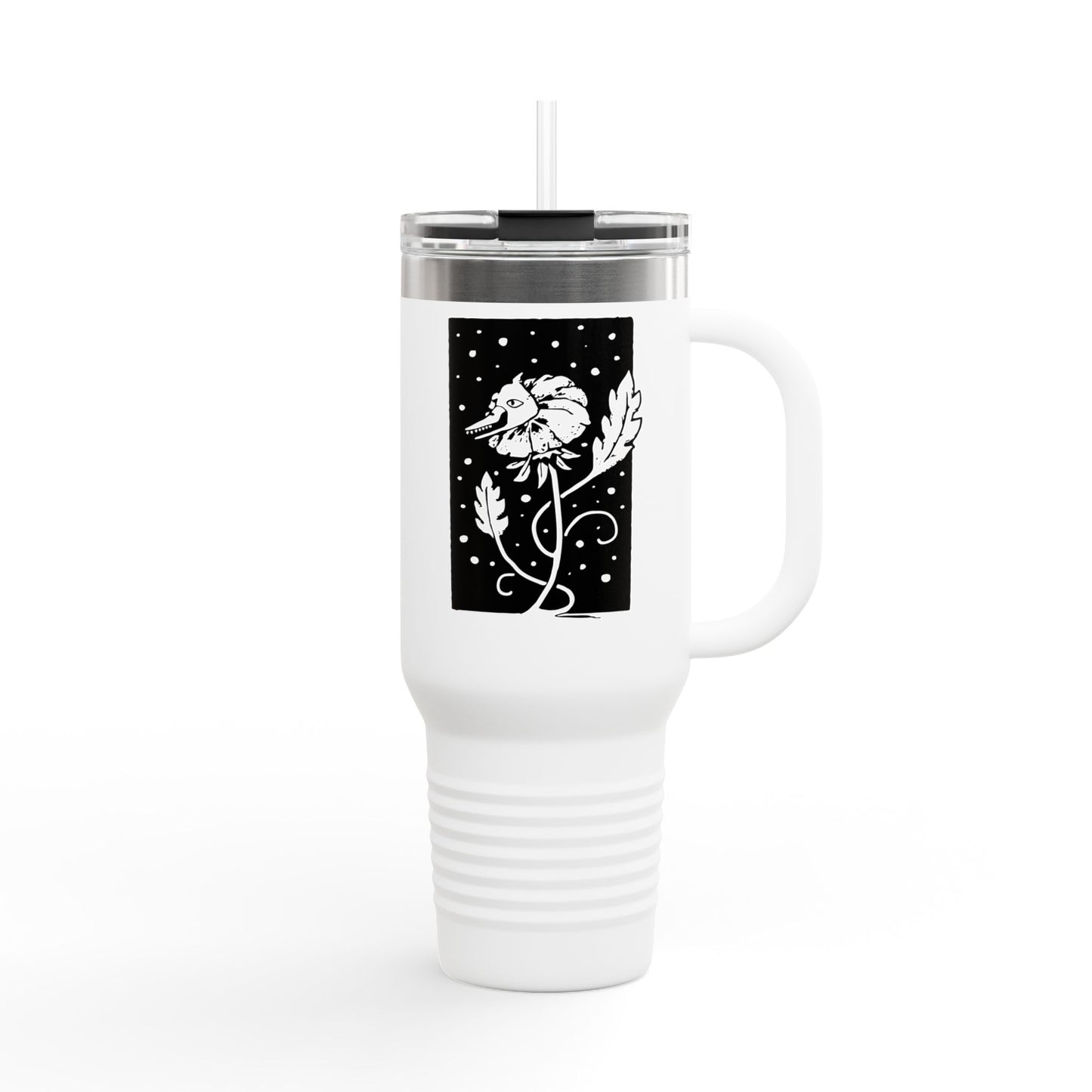 Insulated Travel Mug (40oz) - Flower Cannibal